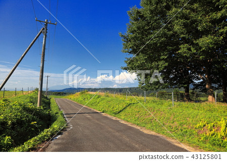 月亮山高地牧場夏天雲 43125801