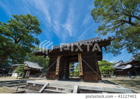 70號佛教寺院主要神社Ninomon Shikoku 88個地方 70號佛教寺院主要神社Ninomon Shikoku 88個地方 43127401
