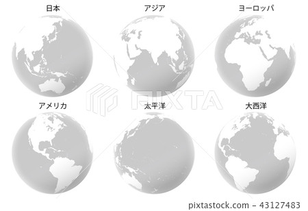 地球設置灰色白色名稱 43127483