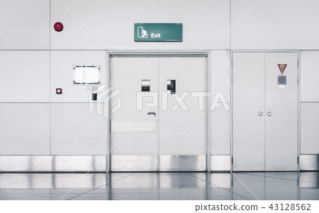 Steel securities door and fire protection system 43128562