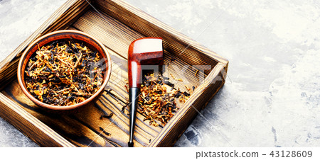Smoking pipe and tobacco 43128609