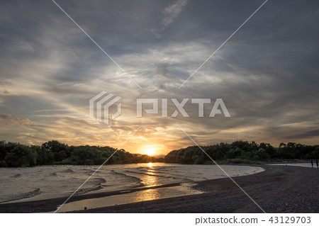 Sunset of Lake Biwa Sunset of Lake Biwa 43129703