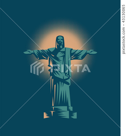 Medusa of the gorgon. Vector illustration. 43130865