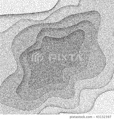 Halftone papercut geometric frame Halftone papercut geometric frame 43132397