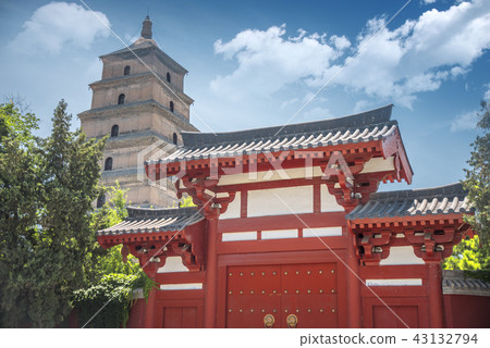 large pagoda of wild geese in Xi'an large pagoda of wild geese in Xi'an 43132794
