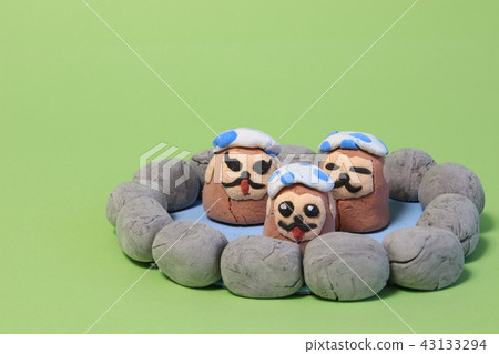 Hot spring Monkey Children's work Hot spring Monkey Children's work 43133294