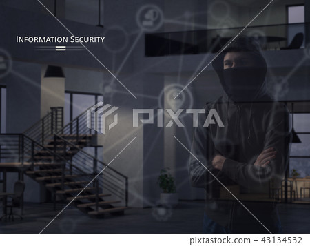 Information Security Concept. Protect your personal information. 43134532