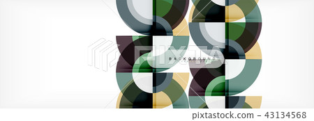 Vector circular abstract background 43134568