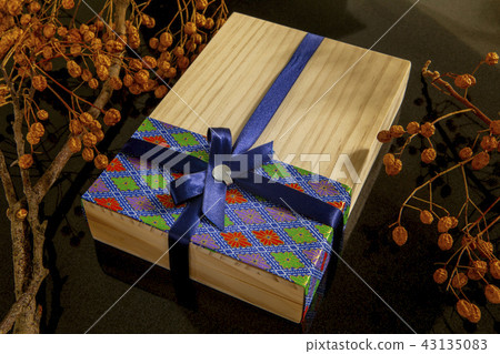 中秋節，原木禮盒，中秋節、木製ギフトボックス、Autumn Festival, wood gift 43135083