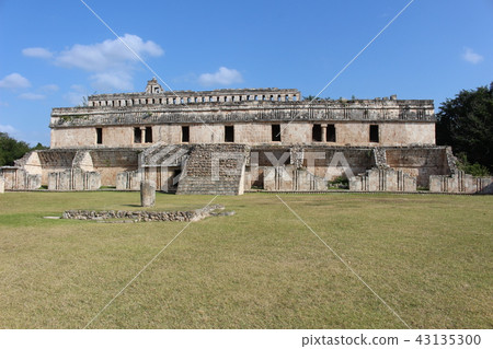 World Heritage Site Covered remains Maya ruins Yucatan peninsula Mexico 43135300
