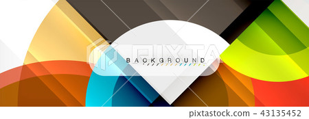 Vector circular abstract background 43135452
