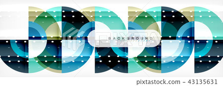 Vector circular geometric abstract background Vector circular geometric abstract background 43135631