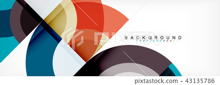 Vector circle abstract background 43135786