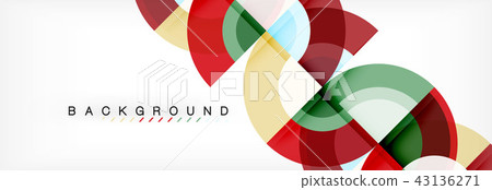Vector circular abstract background 43136271