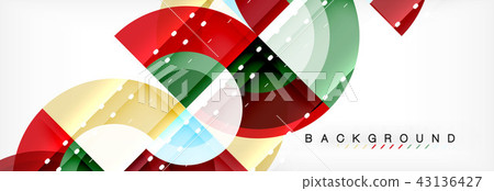 Vector circular abstract background 43136427