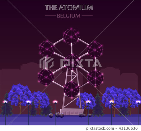 The atomium landmark building in Brussels The atomium landmark building in Brussels 43136630