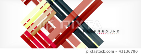 Minimal line design abstract background 43136790