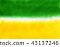 Paper dyed with yellow and green dye 43137246
