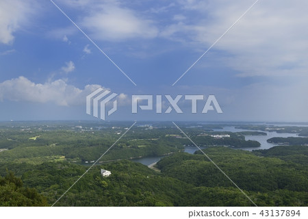 [Okushima, Mie Prefecture] Superb view of Ago Bay 43137894