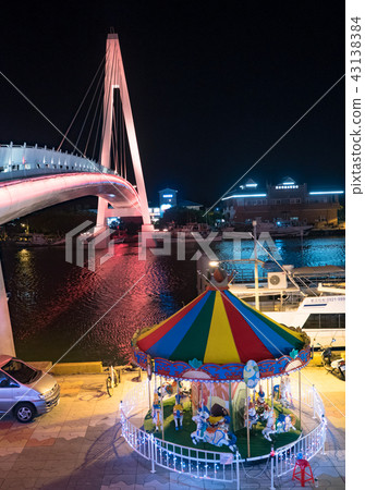 colorful carousel horse colorful carousel horse 43138384