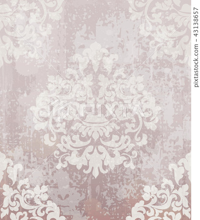 Vintage baroque pattern Vector. Beautiful ornament Vintage baroque pattern Vector. Beautiful ornament 43138657