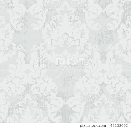 Vintage baroque pattern Vector 43138692