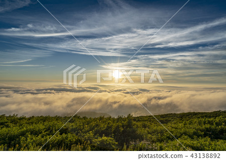 Sunset of the sea of clouds 43138892