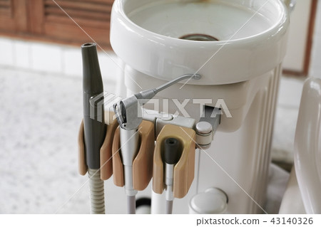 close up of different dental instruments old close up of different dental instruments old 43140326