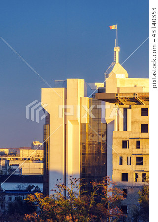 Presidency building from top at sunset 43140353