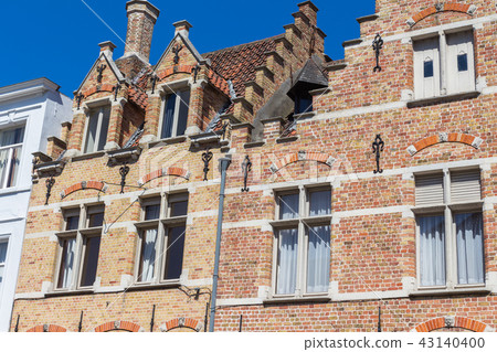 View from bottom to local old buildings View from bottom to local old buildings 43140400