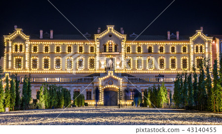 Mimi Castle main building at night Mimi Castle main building at night 43140455