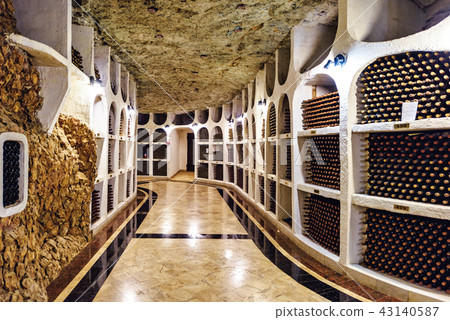 Famous wine cellars in wide perspective Famous wine cellars in wide perspective 43140587