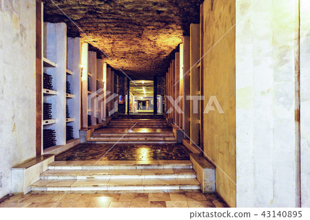 Famous wine cellars in wide perspective Famous wine cellars in wide perspective 43140895