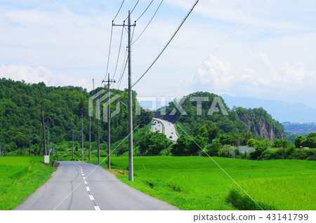從中央高速公路尼崎國際附近的視圖 從中央高速公路尼崎國際附近的視圖 43141799