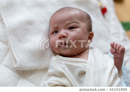 Smiling newborn baby Smiling newborn baby 43141909