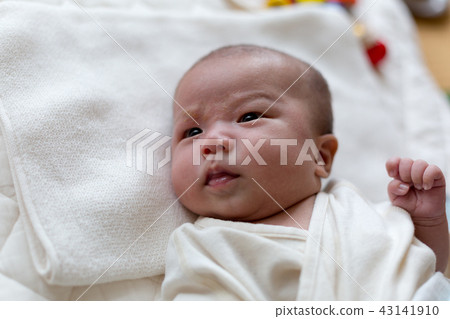 Smiling newborn baby Smiling newborn baby 43141910