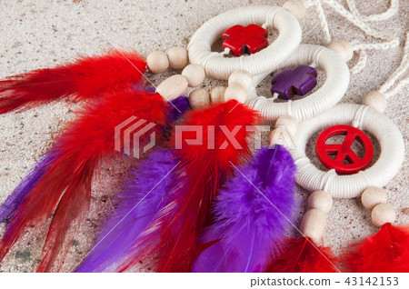 Bright dream catchers with crosses 43142153
