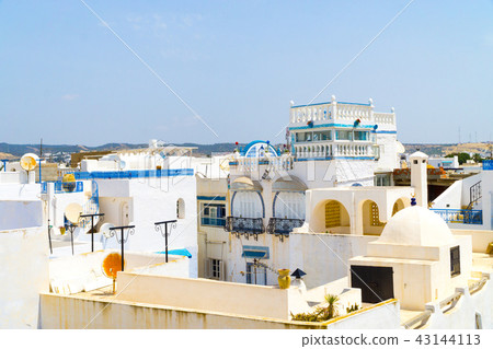 Rooftops of the medina of Hammamet in Tunisia 43144113