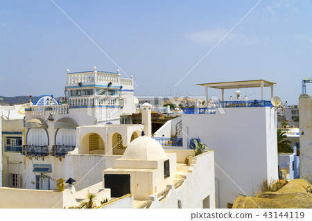 Rooftops of the medina of Hammamet in Tunisia 43144119