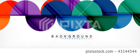 Modern geometrical abstract background - circles. Business or technology presentation design Modern geometrical abstract background - circles. Business or technology presentation design 43144544