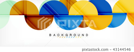 Circle abstract background, geometric illustration Circle abstract background, geometric illustration 43144546