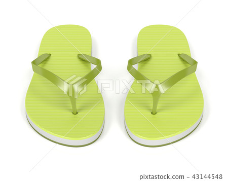 Green flip flops Green flip flops 43144548