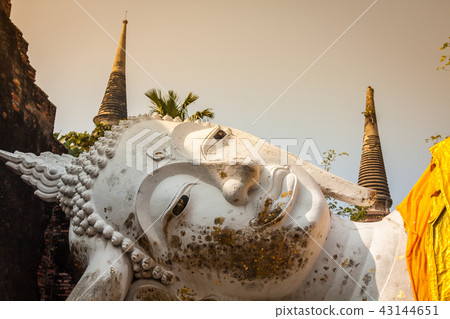 Reclining Buddha, Wat Yai Chai Mongkol, Ayutthaya Reclining Buddha, Wat Yai Chai Mongkol, Ayutthaya 43144651