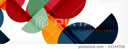 Circle abstract background, geometric illustration Circle abstract background, geometric illustration 43144706