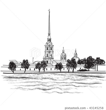 St. Petersburg city view, Russia Travel background St. Petersburg city view, Russia Travel background 43145258