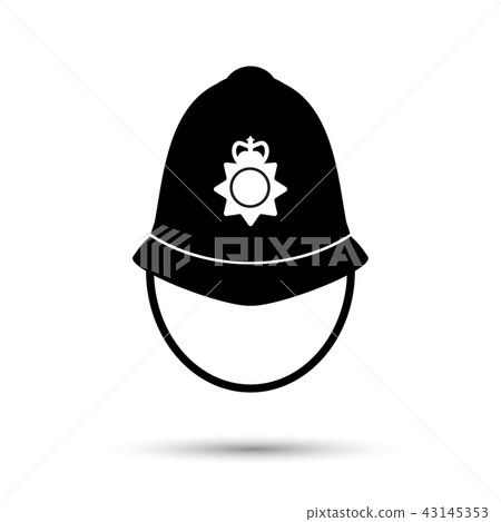 British police helmet icon 43145353