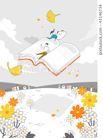 Autumn drawing illustration 43146734