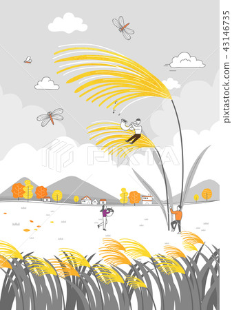 Autumn drawing illustration Autumn drawing illustration 43146735