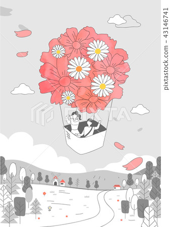 Autumn drawing illustration 43146741