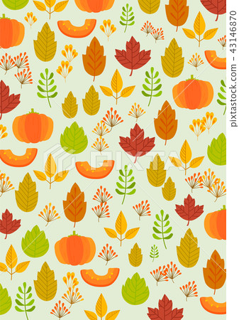 Autumn Glyph Illustration 43146870